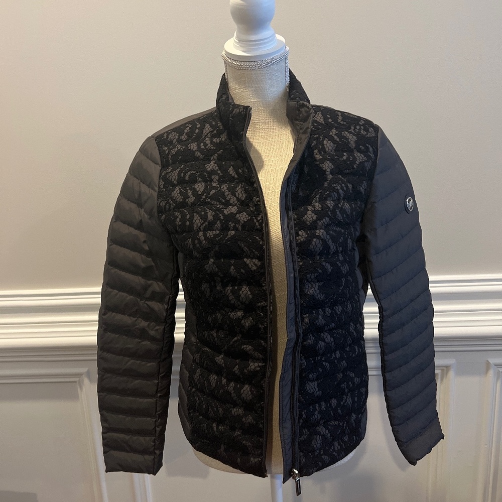 Michael Kors lace puffer jacket Size S